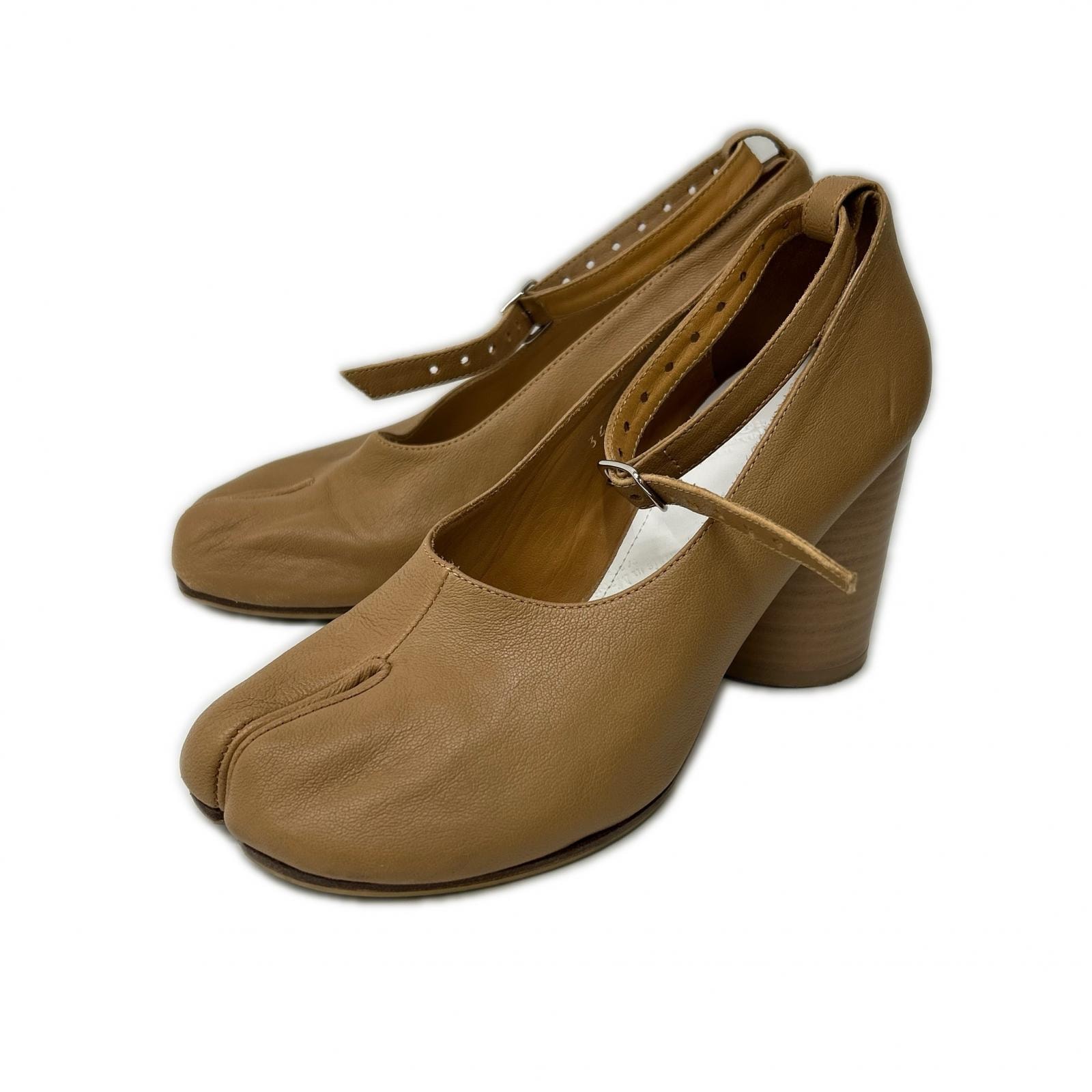 メゾンマルジェラ 22 S34WL0021 TABI PUMPS 足袋 アンクルストラップ パンプス 37