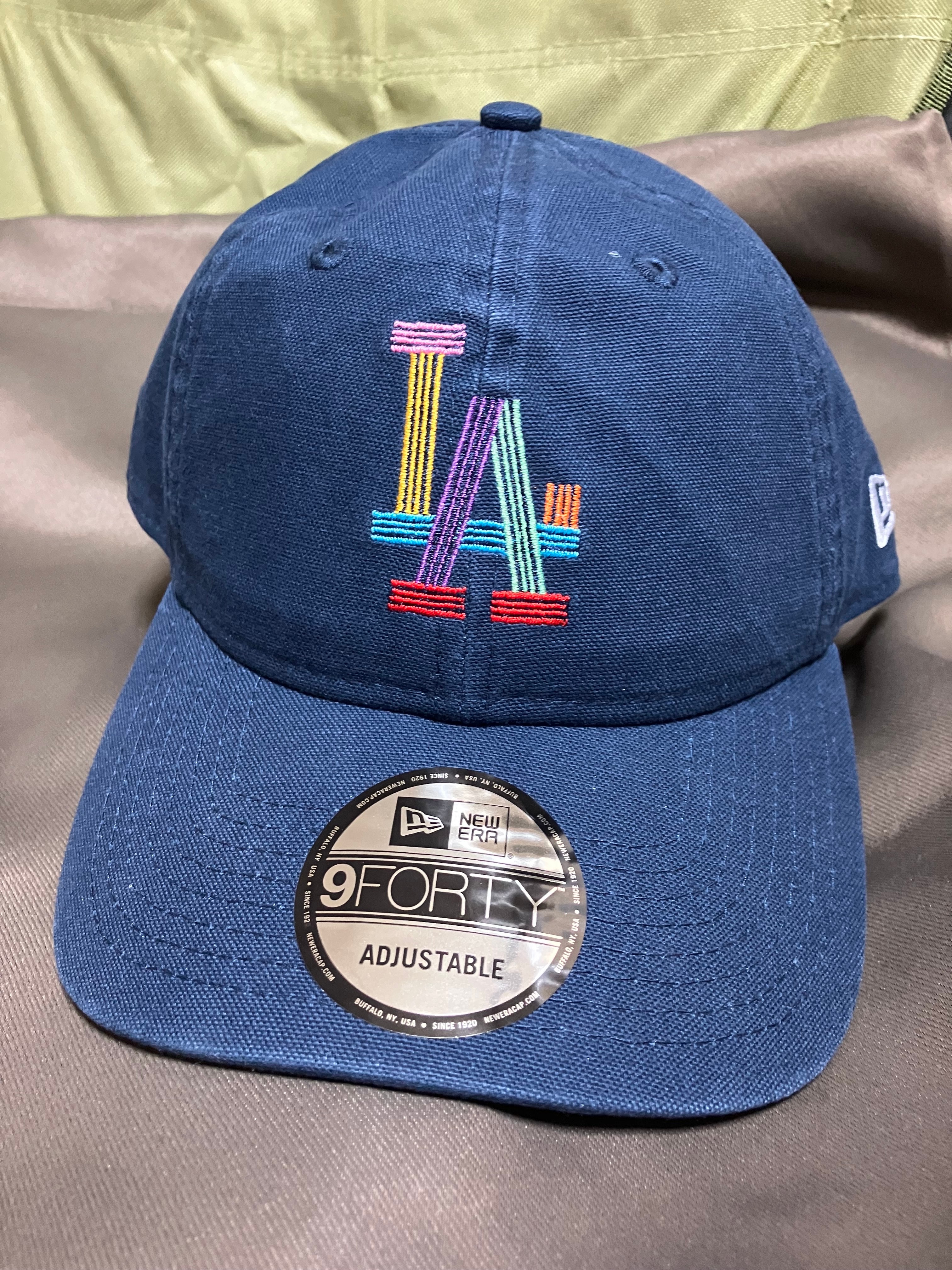 NEW ERA BTS x MLB Dynamite Los Angeles Dodgers 9FORTY "Ocean Side Blue"