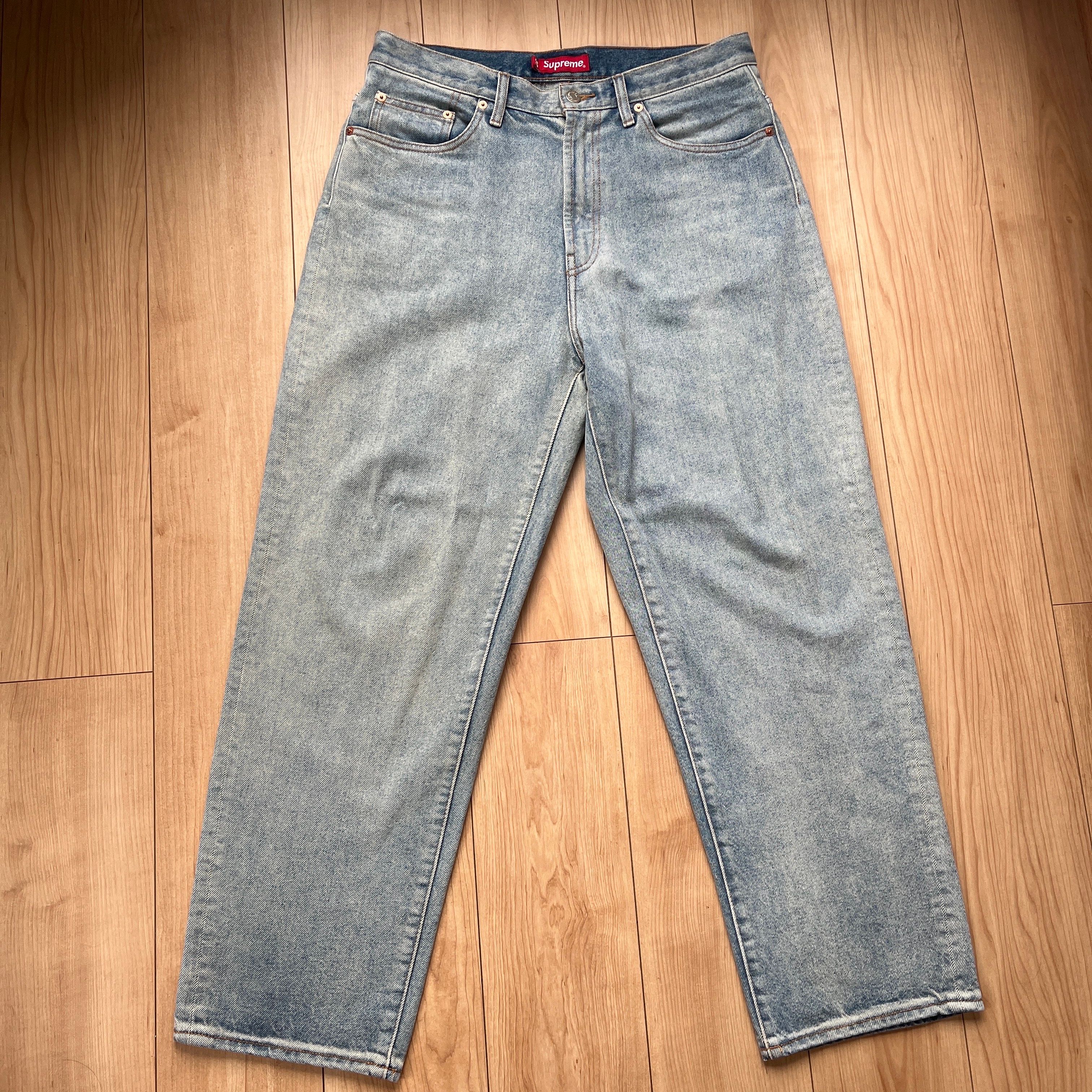 Supreme Baggy Jean "Dirty Indigo" (23SS)