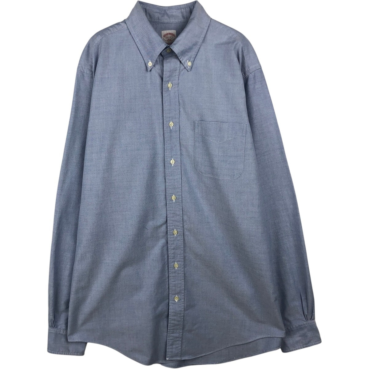 古着 ブルックスブラザーズ Brooks Brothers 346 長袖 ボタンダウンシャツ USA製 メンズL相当/eaa647048