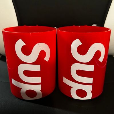 Supreme x Heller Mugs (Set of 2) "Red"
