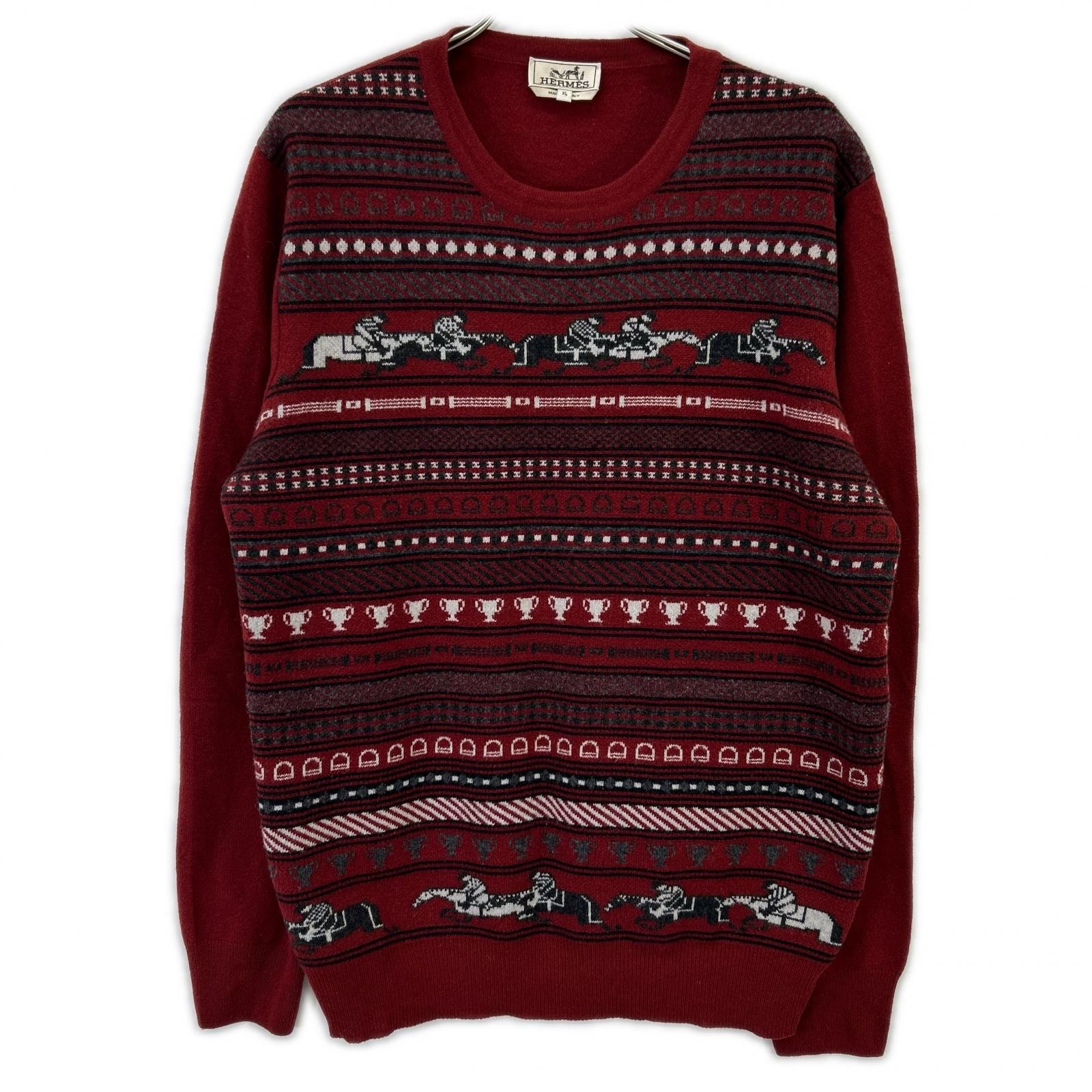 エルメス ランウェイ カシミヤセータ XL