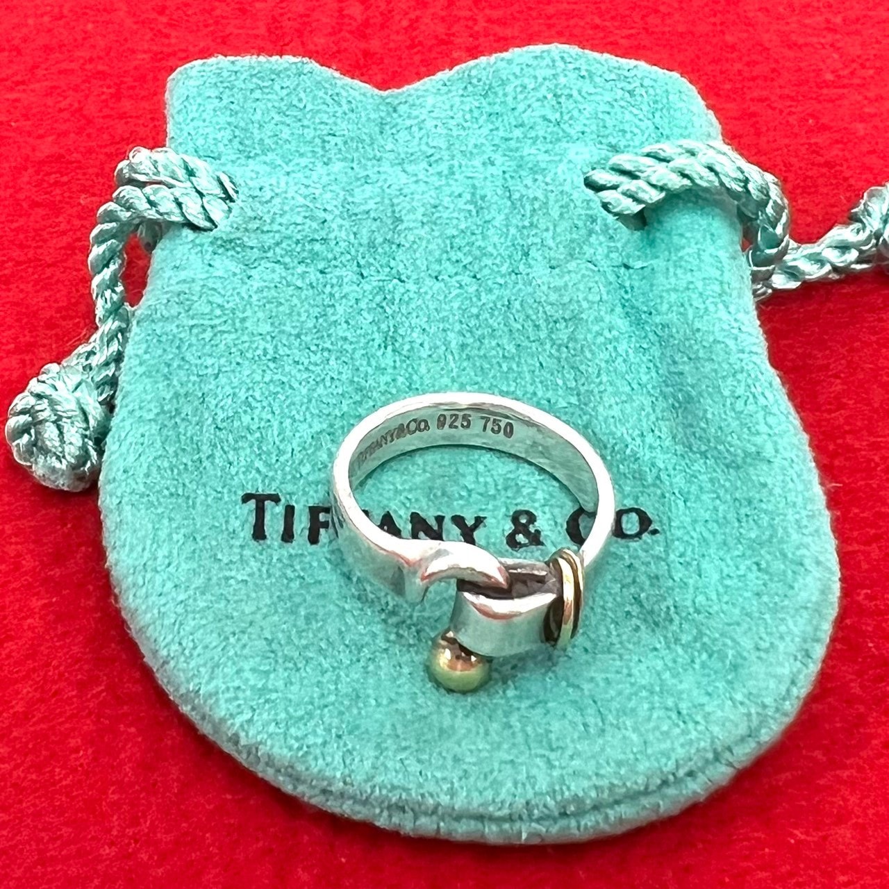 TIFFANY&Co. ティファニー フック&アイ リング シルバー925 K18イエローゴールド リング・指輪 9号 シルバー
15947