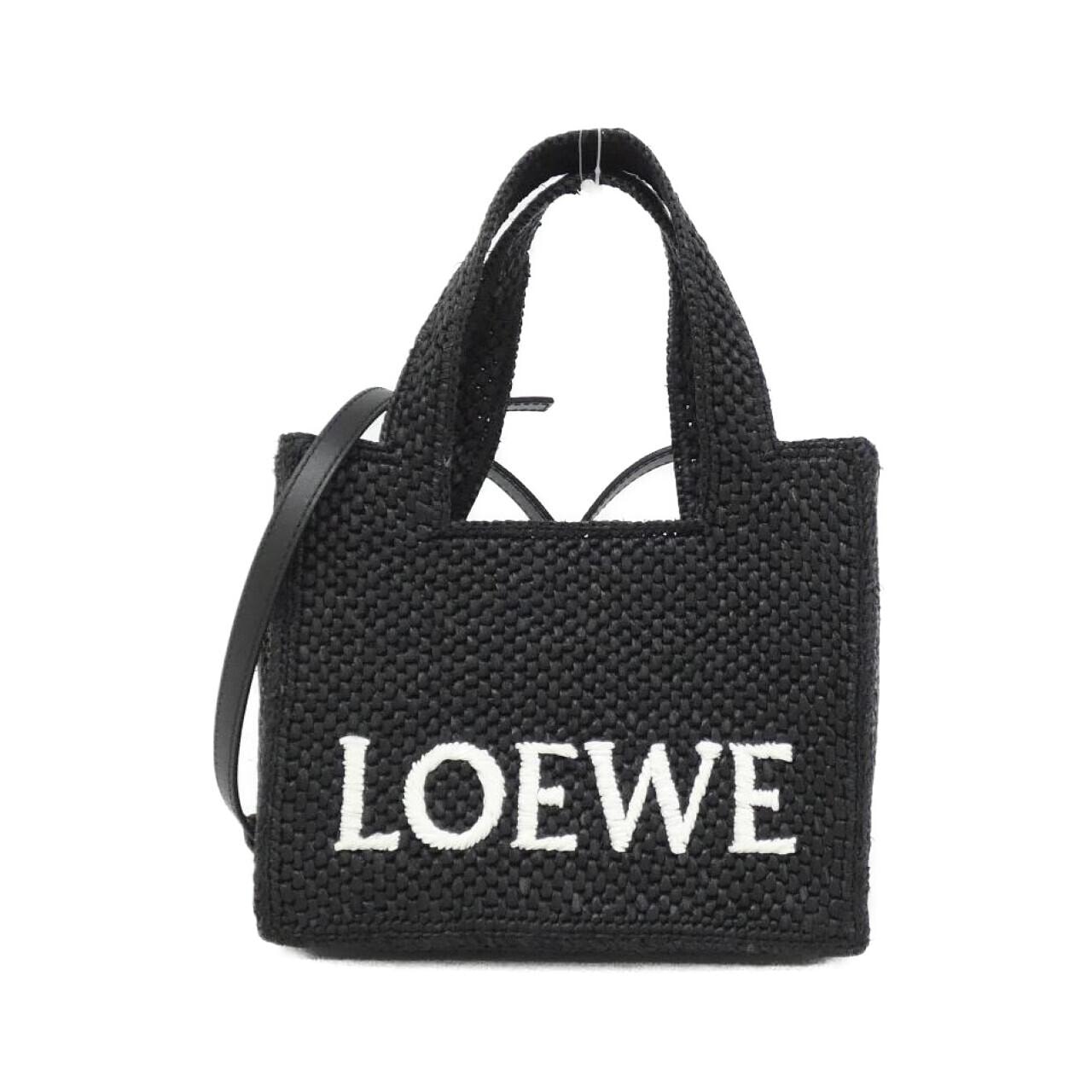 B (目立った傷や汚れなし)】LOEWE ロエベ アナグラム ロゴ レザー