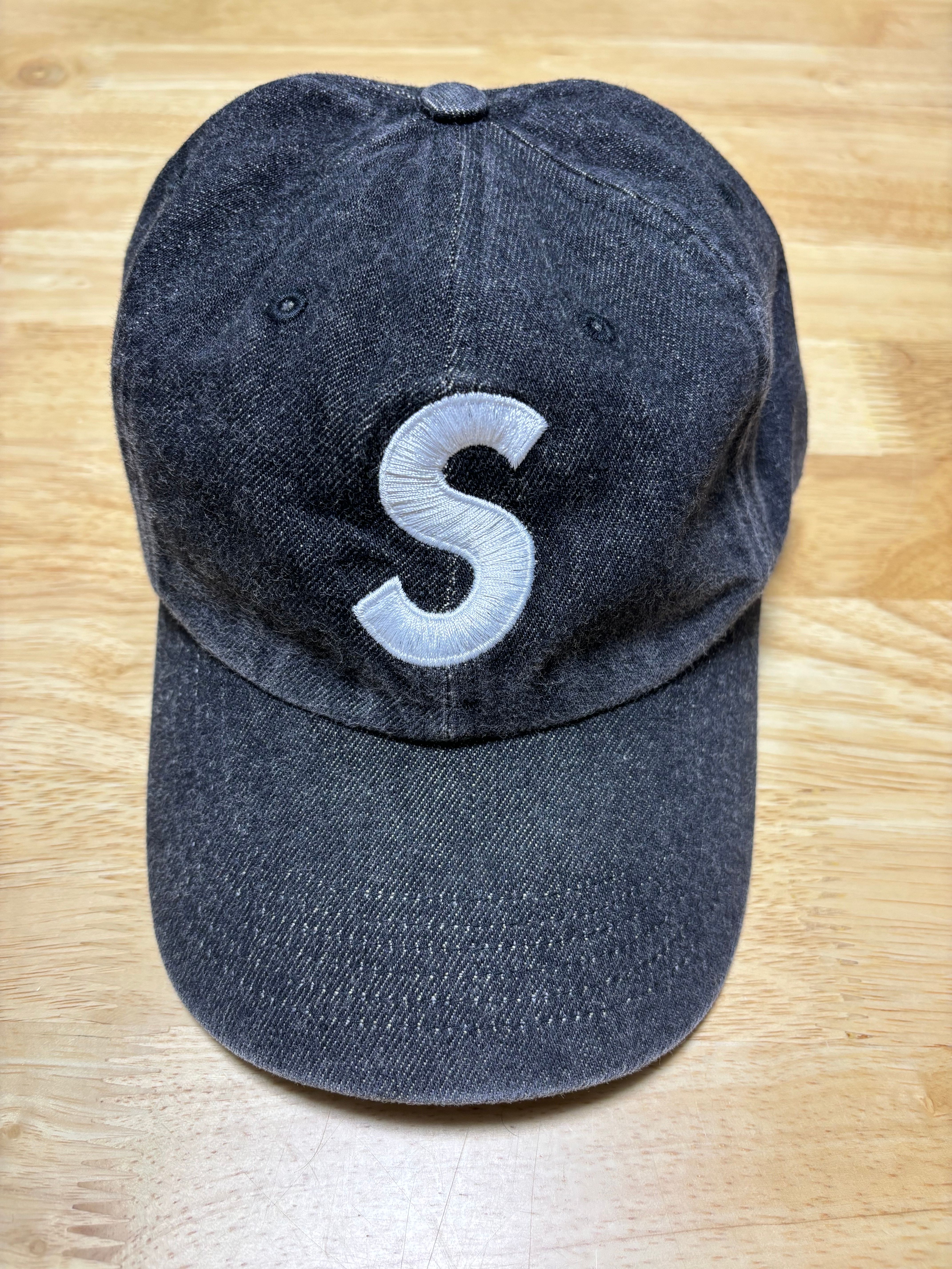 Supreme Kevlar Denim S Logo 6-Panel "Black"