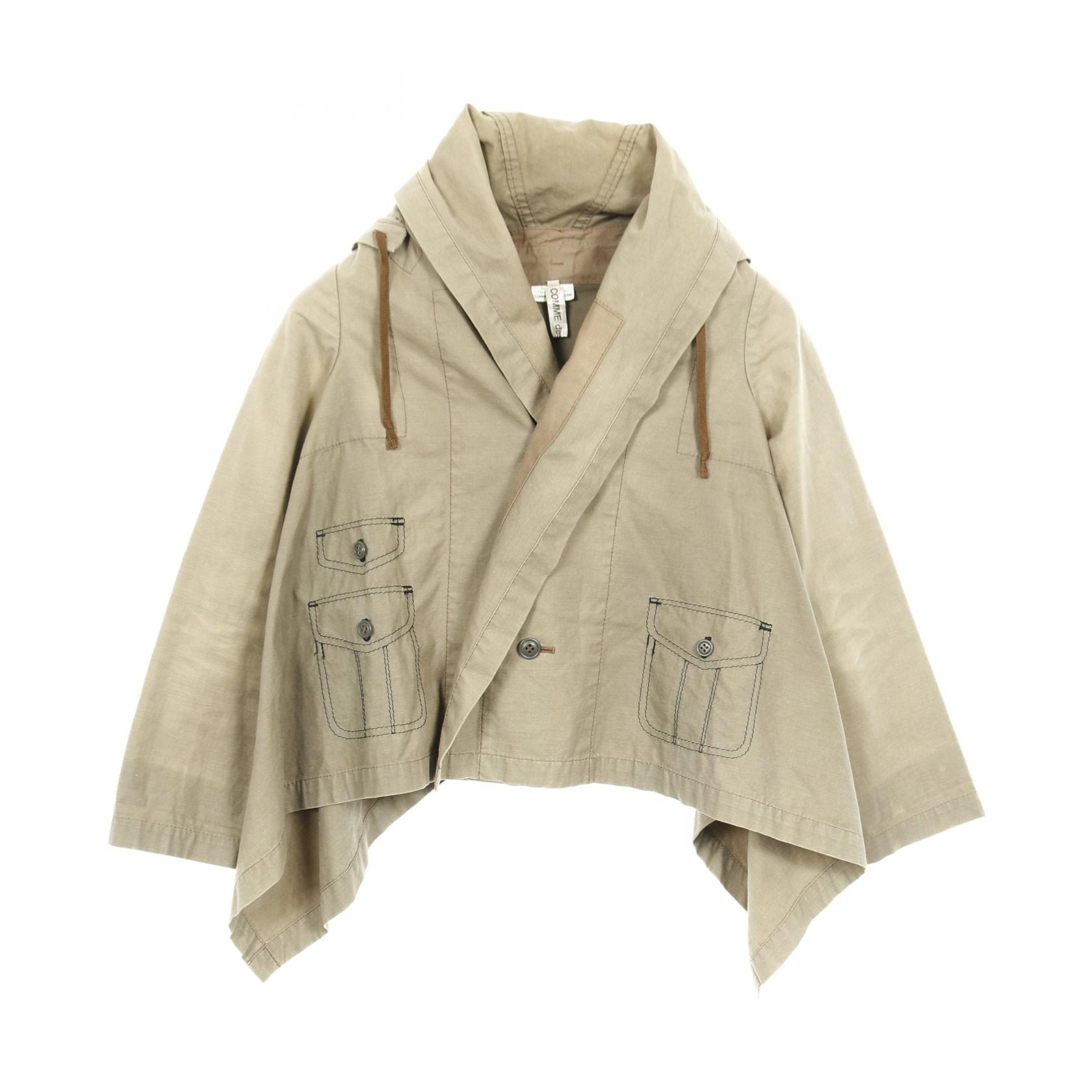 コムデギャルソン COMME des GARCONS 衣料品 アウター コットン レディース カーキ系 【中古】