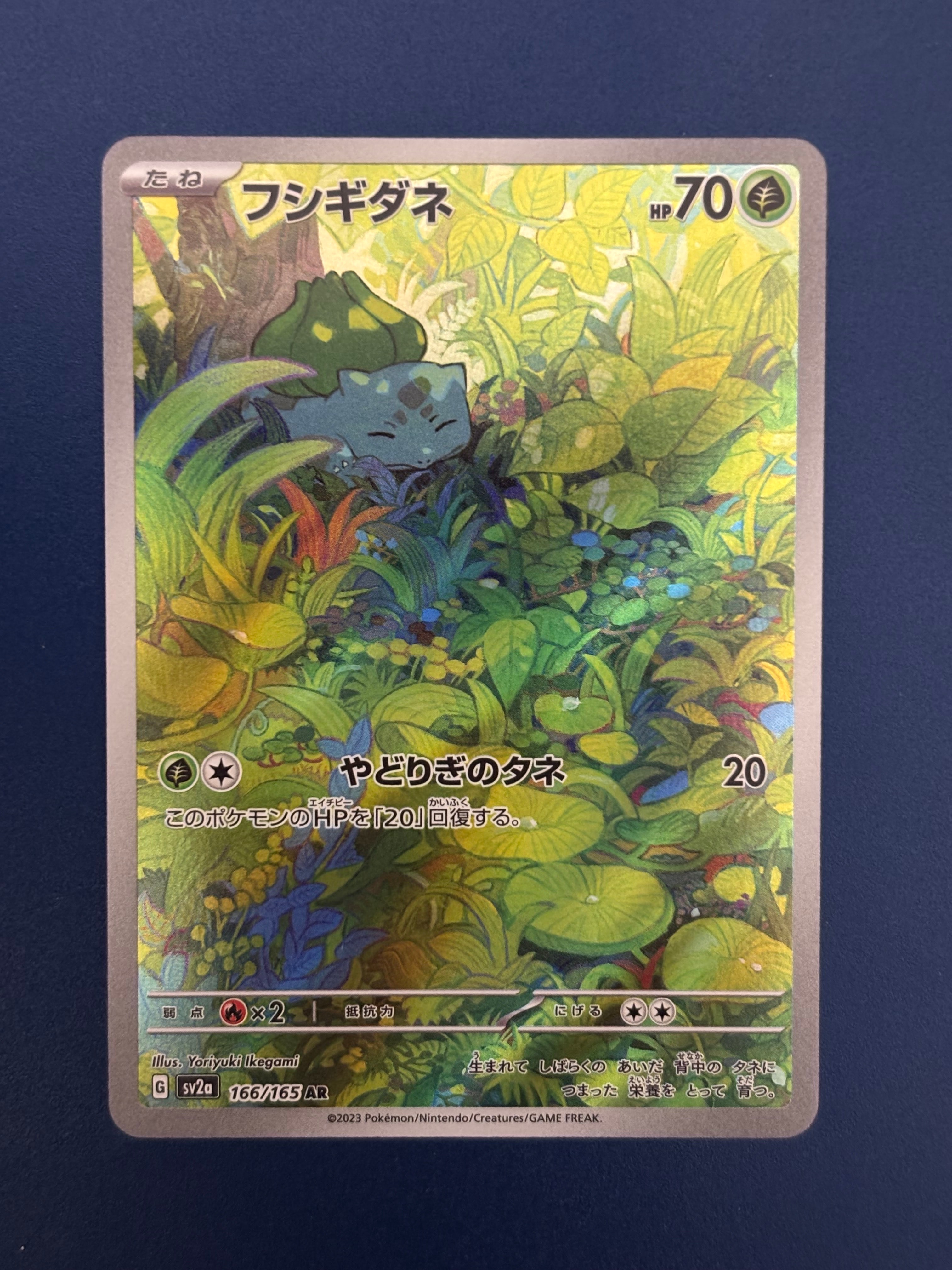 フシギダネ AR[SV2a 166/165](強化拡張パック「ポケモンカード151」)