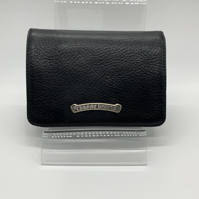 Chrome Hearts Joey by Fold Wallet / Heavy Leather "Black"
