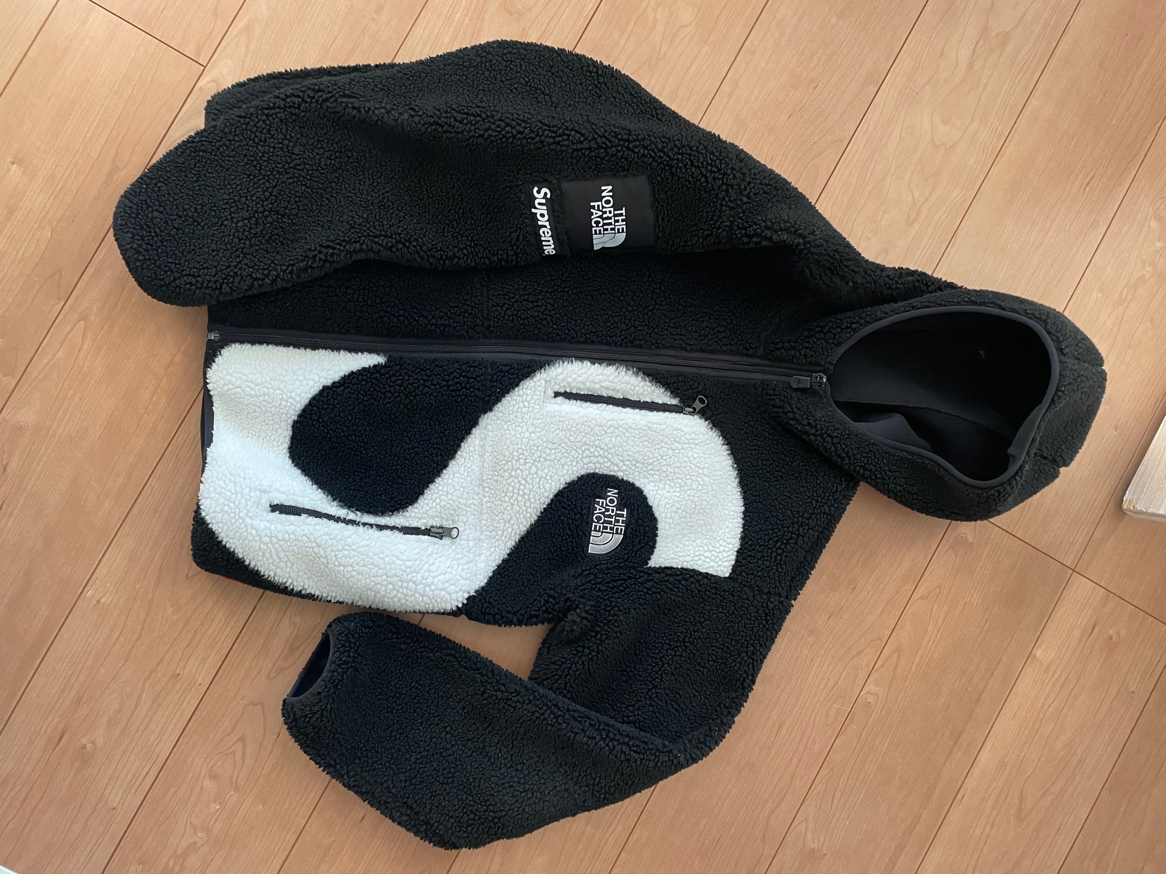 Supreme x The North Face S Logo Hooded Fleece Jacket "Black"