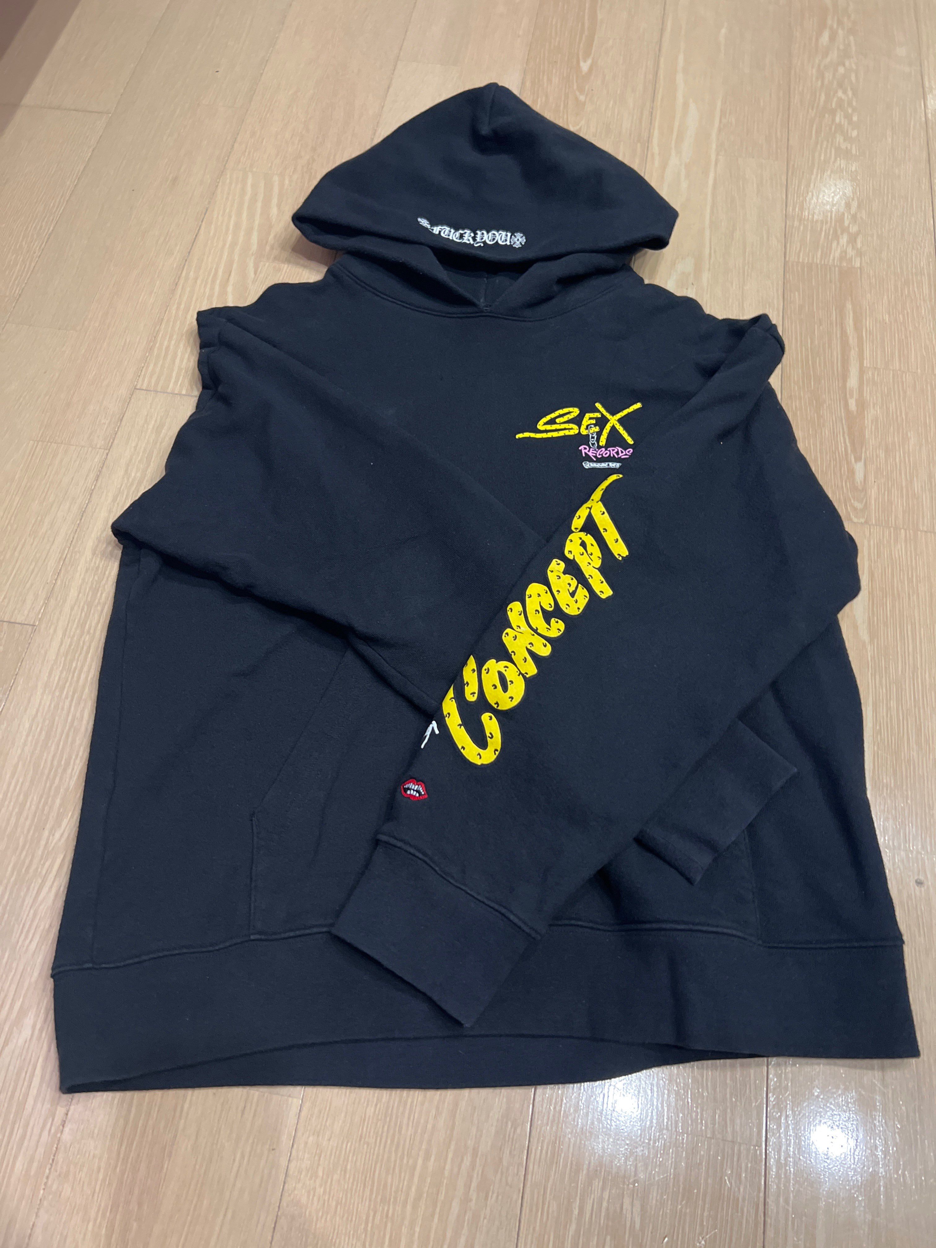 Chrome Hearts Matty Boy Sex Records Concept Hoodie "Black"