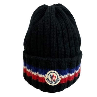 モンクレール MONCLER その他帽子 ニット帽 ビーニー ブラック