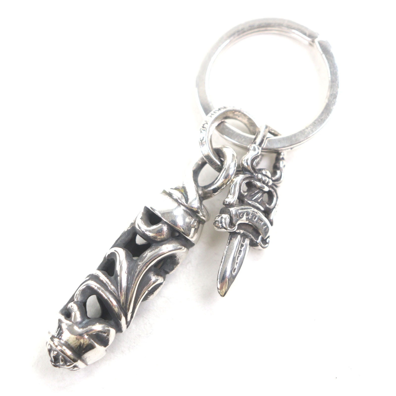 Chrome Hearts Key Ring 1 Roller "Silver"