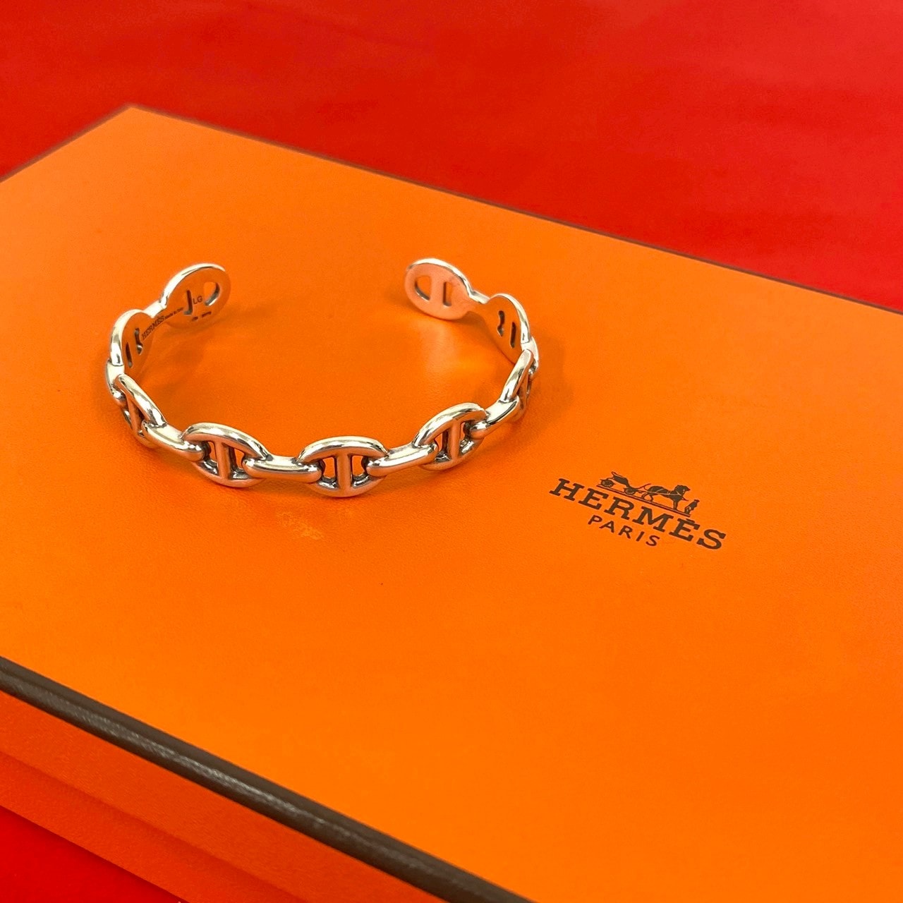 HERMES エルメス アンシェネ バングル シルバー925 バングル シルバー
70333