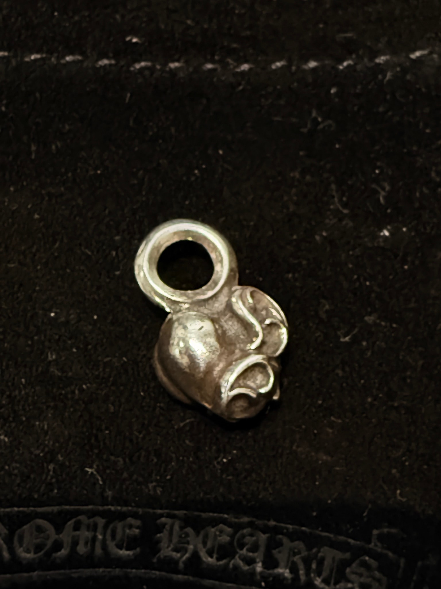 Chrome Hearts #B Stack Charm Heart "Silver"