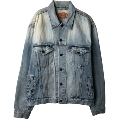 古着 00年代 リーバイス Levi's 70550-0410 ユーロモデル デニムジャケット Gジャン メンズL相当/eaa630392