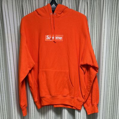 Supreme Box Logo Hooded Sweatshirt "Orange" (24FW)