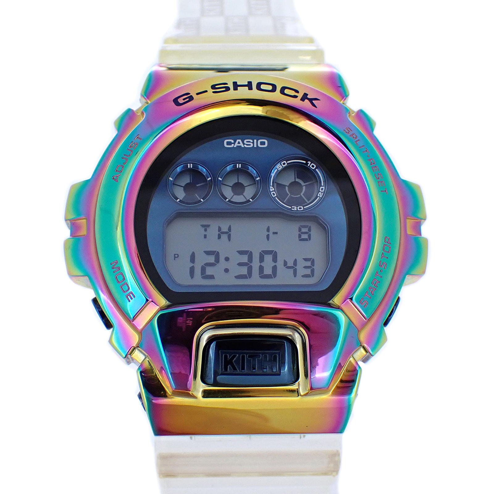 KITHコラボ 限定 CASIO カシオ Gショック GM-6900 GM-6900 レインボーベゼル メンズ 腕時計
