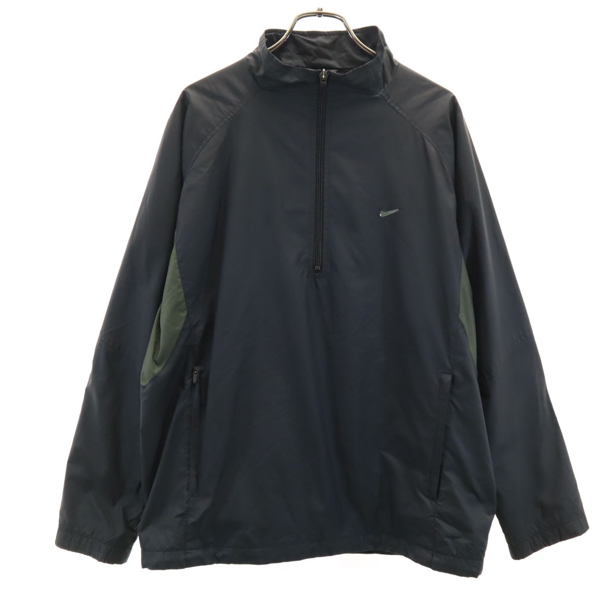 NIKE GOLF ナイキゴルフ ハーフジップ ジャケット M ブラック プルオーバー 裏メッシュ