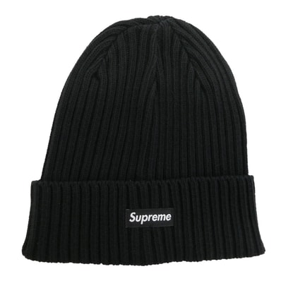 Supreme シュプリーム 25SS Overdyed Beanie オーバーダイド ビーニー ニット キャップ 帽子 ブラック系【極上美品】【中古】