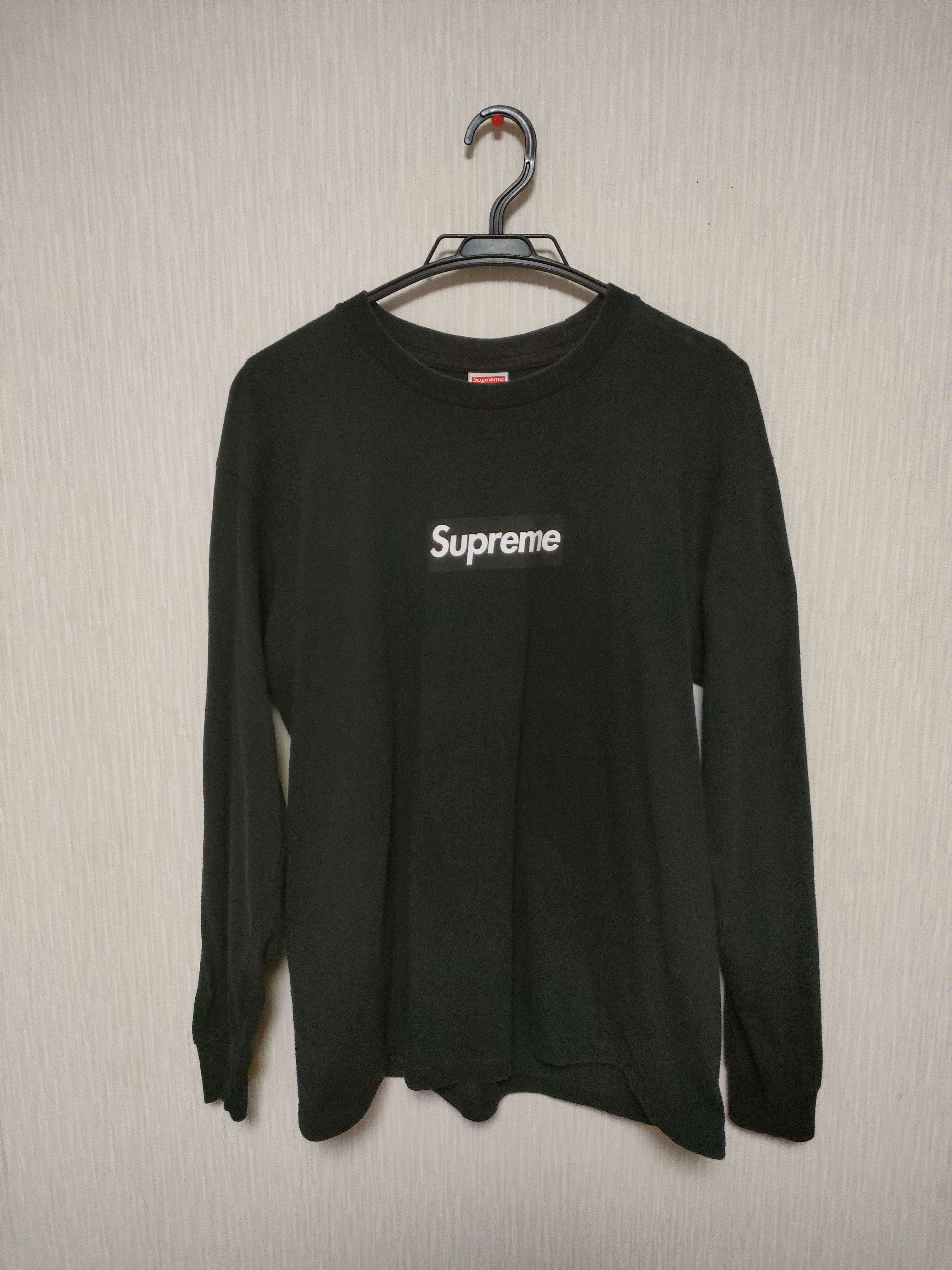 Supreme Box Logo L/S Tee "Black"