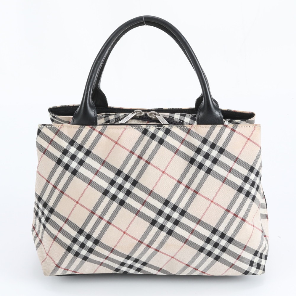 B (目立った傷や汚れなし)】□美品 バーバリー ノバ チェック
