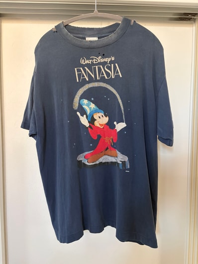 SAINT Mxxxxxx x Disney FANTASIA DNF SS Tee "Navy"