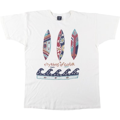 古着 90年代 ギャップ GAP オールドギャップ 半袖 プリントTシャツ USA製 メンズM相当 ヴィンテージ/eaa645097