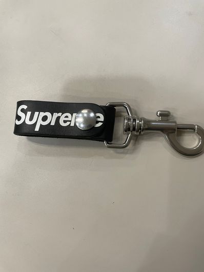 Supreme Leather Key Loop "Black"