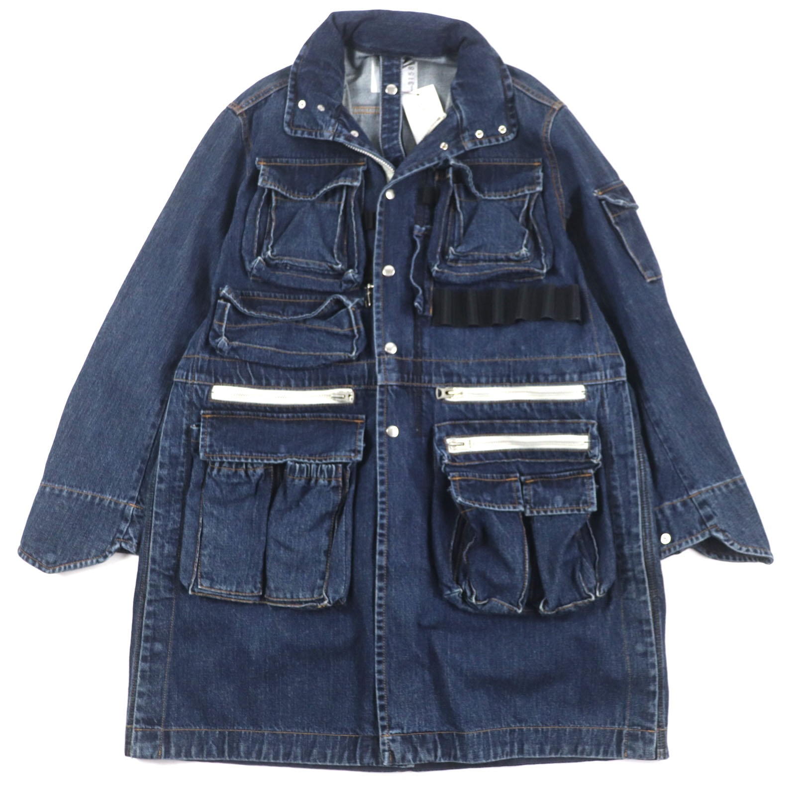 sacai Denim Blouson Coat "Blue"