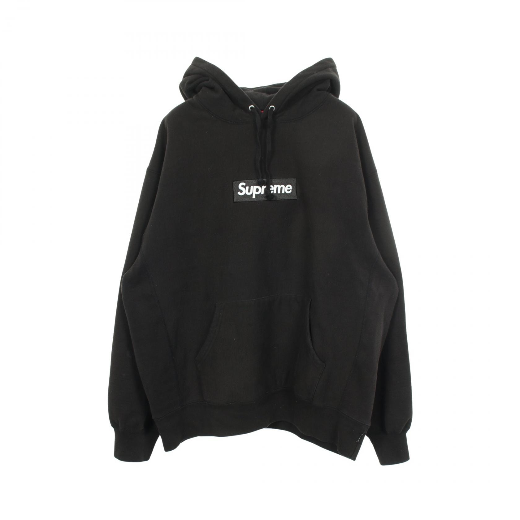 シュプリーム Supreme Box Logo パーカー 衣料品 トップス コットン ポリエステル メンズ ブラック系 【中古】