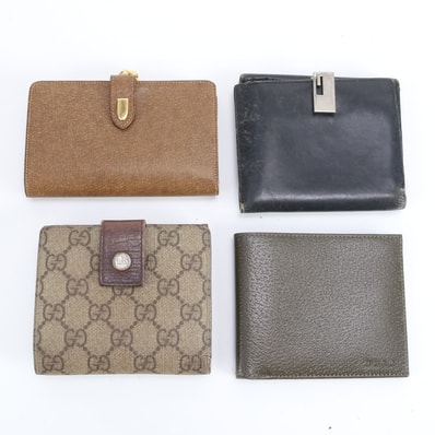 グッチ GGキャンバスまとめ 4点 セット二つ折り 財布 レザー