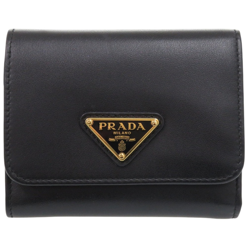 プラダ  サフィアーノトライアングル 1MH043  レザー  ブ