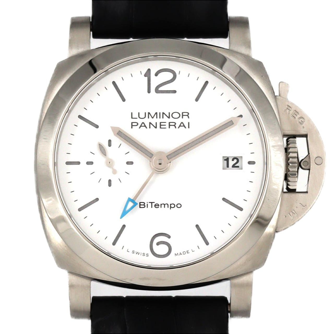 【新品】パネライ ルミノールクアランタBiTempo PAM01367 SS 自動巻