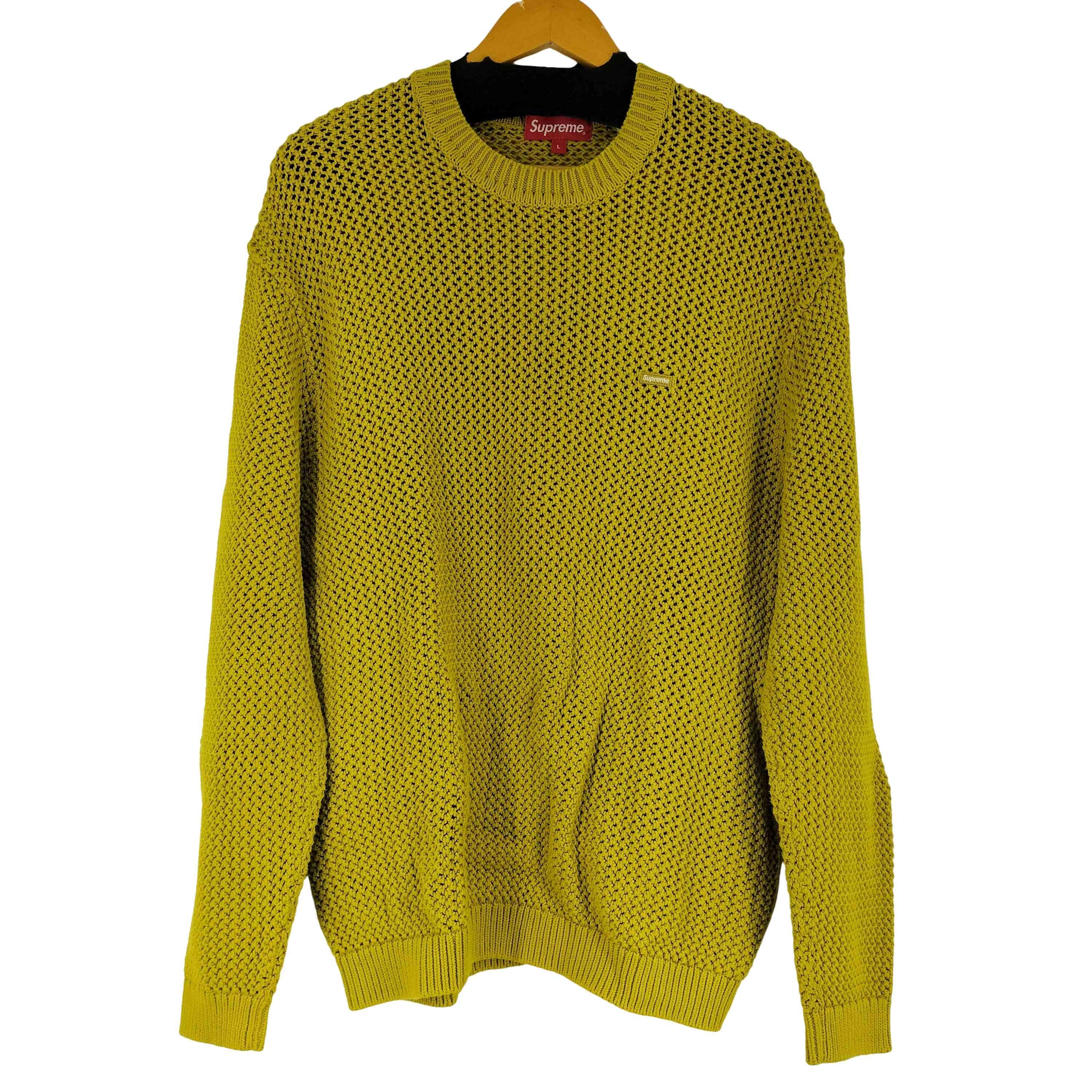 22SS Open Knit Small Box Sweater【1141843312734】