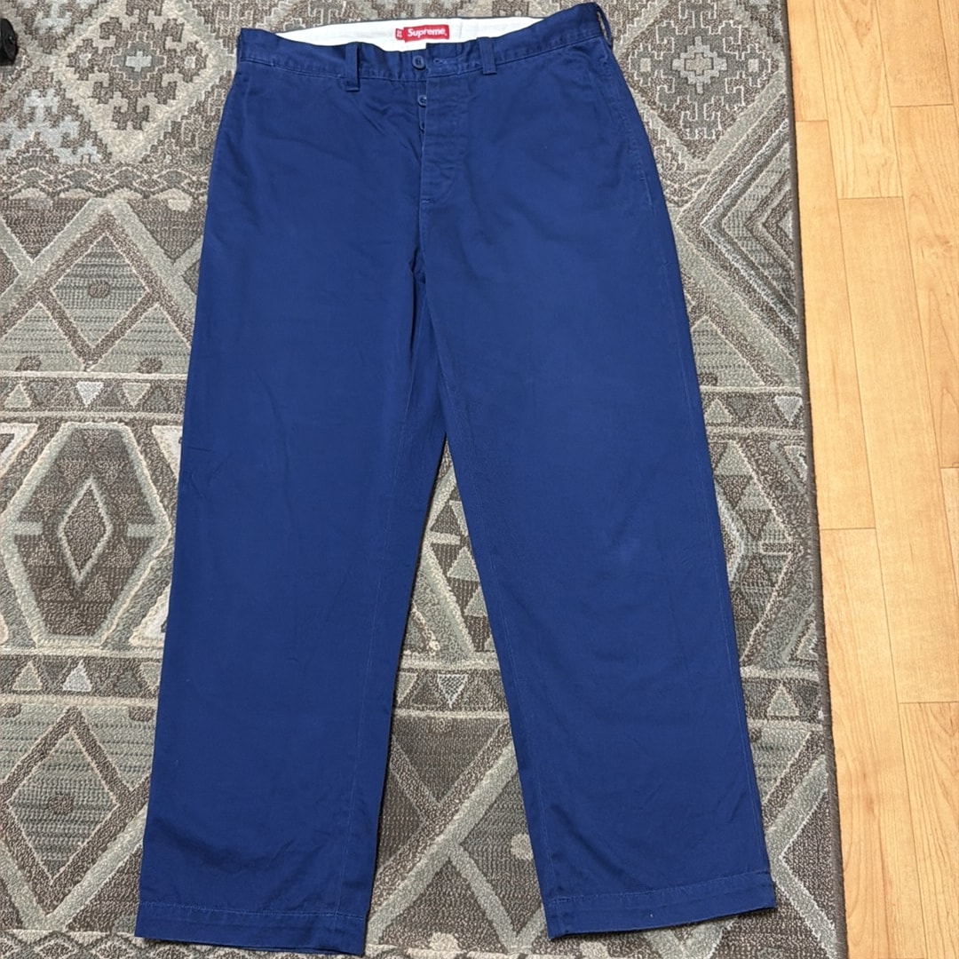 Supreme Chino Pant "Light Navy"(23SS)