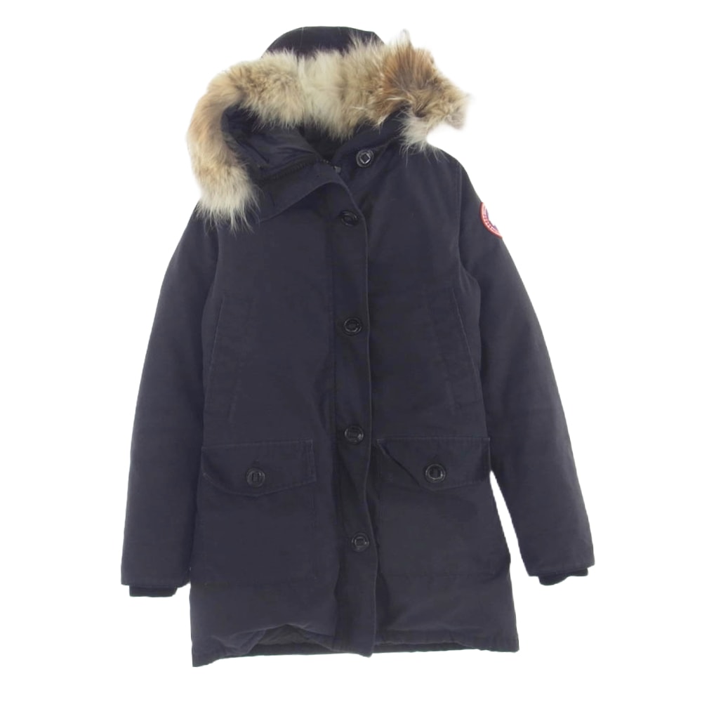CANADA GOOSE カナダグース ダウンジャケット 2603JL 国内正規品 サザビーリーグタグ BRONTE PARKA ブロンテ パーカ ダウン ジャケット ブラック系 S【中古】
