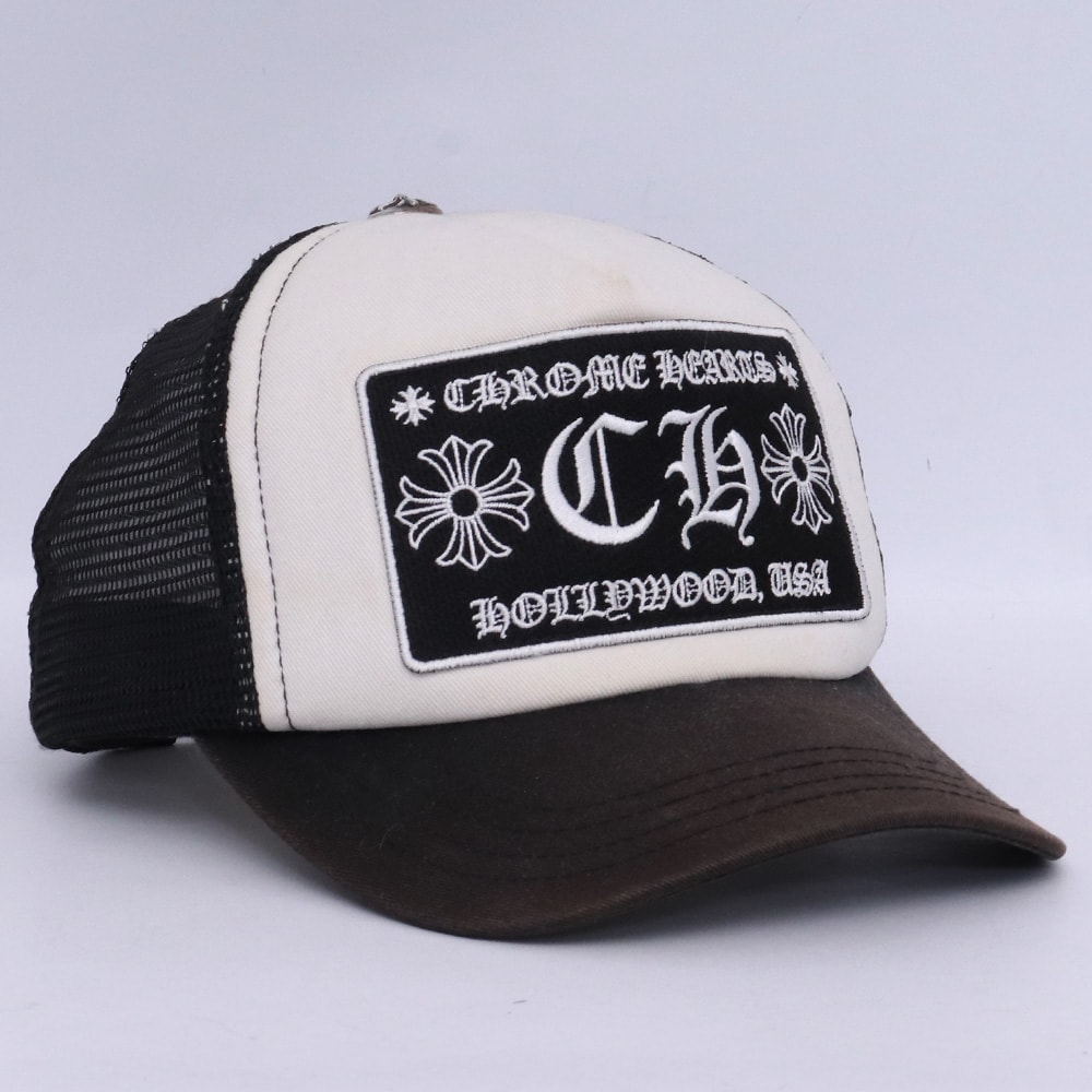 Chrome Hearts Trucker Cap CH "Black/White"