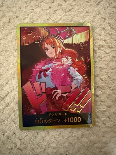 ドン!!カード : ナミ スーパーパラレル (エクストラブースター「ワンピース ヒロインズエディション」)
