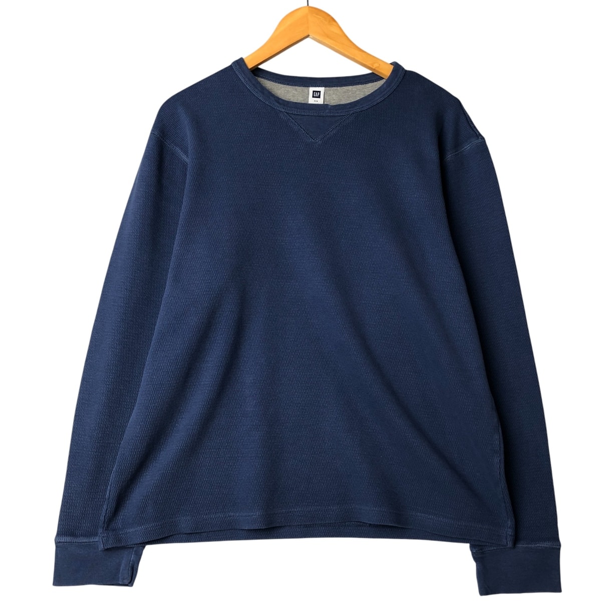 古着 ギャップ GAP サーマルロンT ハニカム メンズL相当/eaa590254