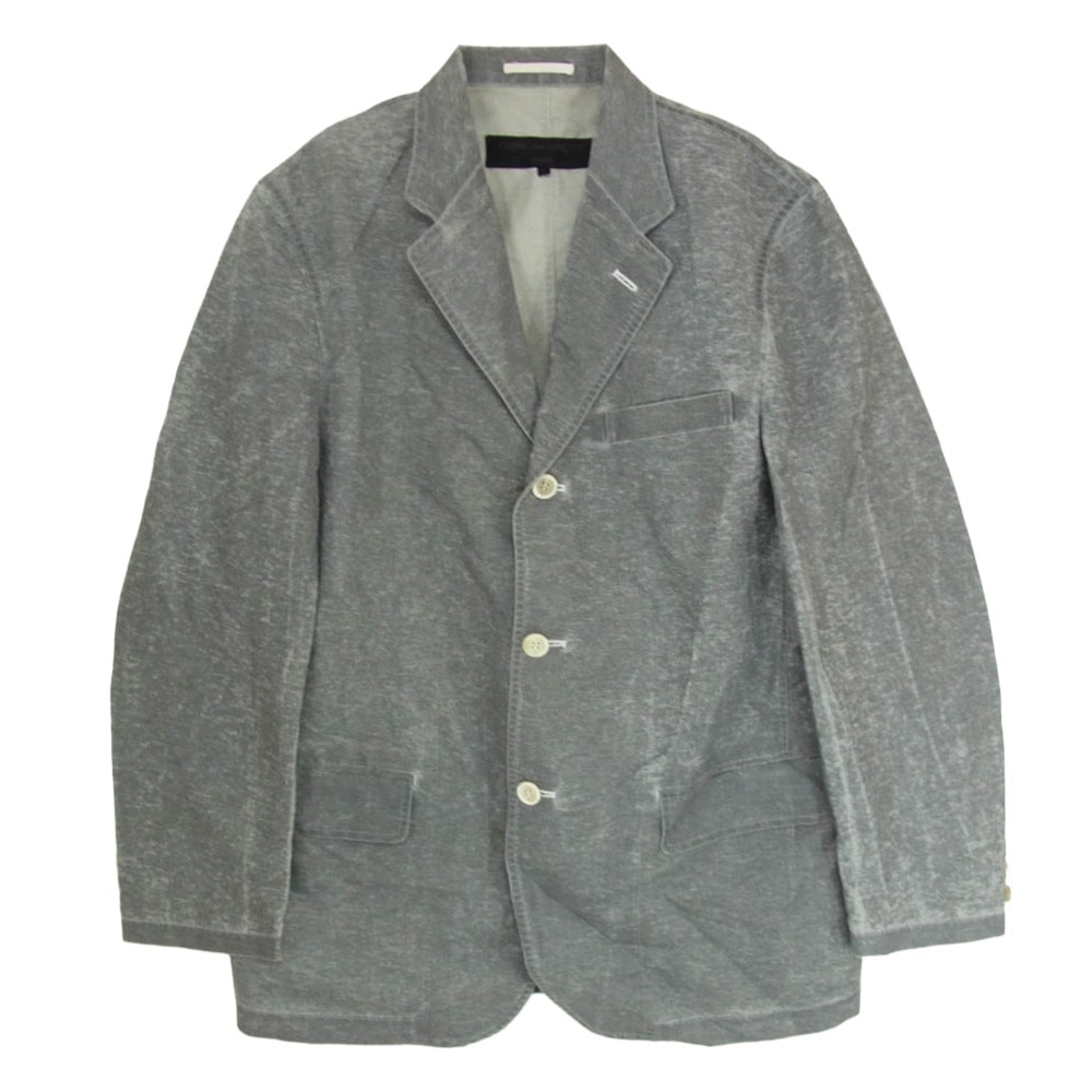 COMME des GARCONS HOMME コムデギャルソンオム テーラードジャケット AD2000 HJ-10016S 00s 田中オム 3B テーラードジャケット ブレザー グレー系 S【中古】