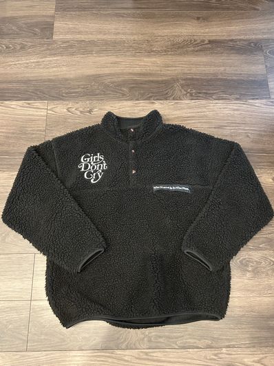 HUMAN MADE Girls Don ’t Cry fleece jacket "Black" / VERDY