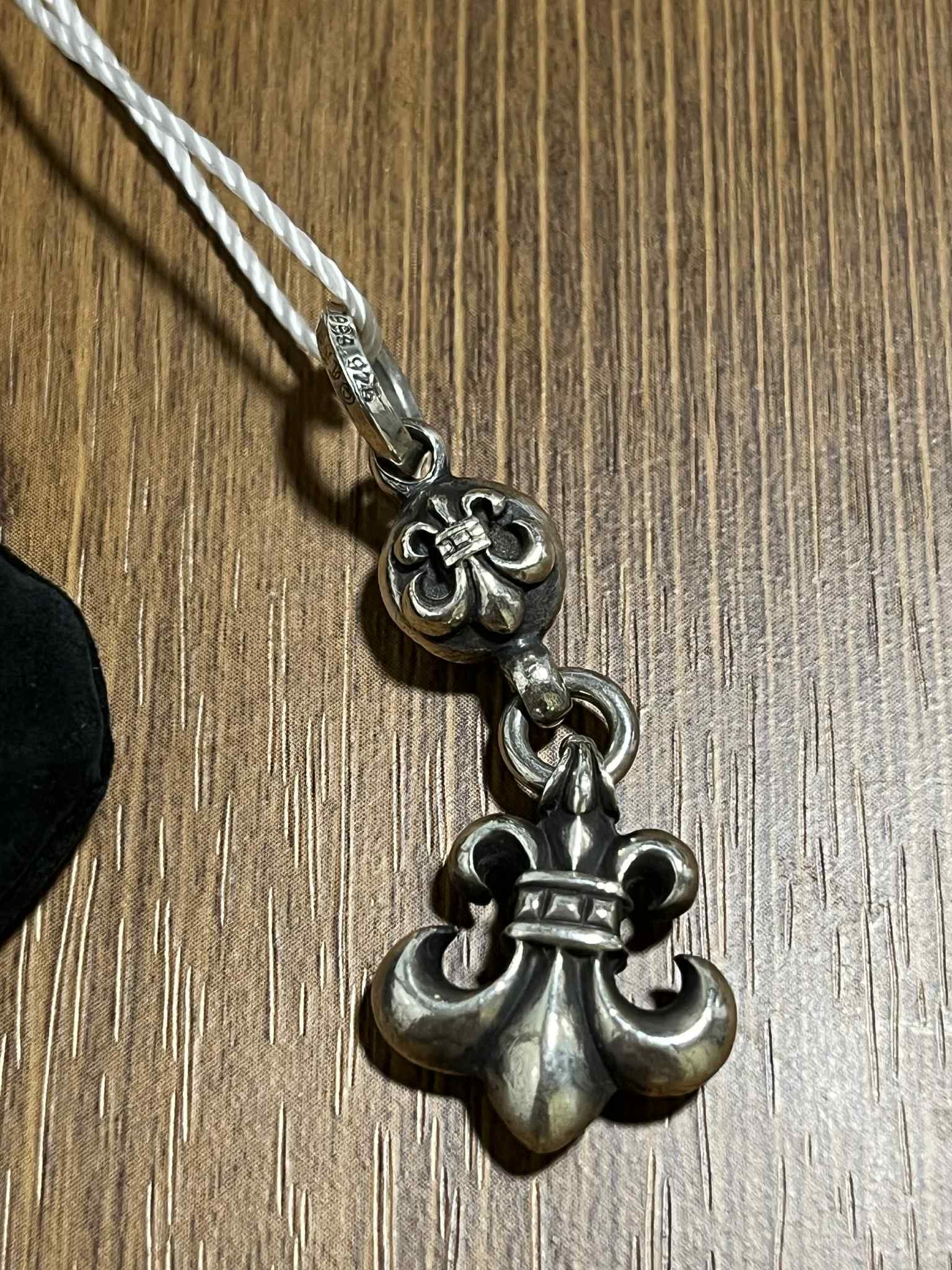 Chrome Hearts 1 Ball BS Flare Charm "Silver"
