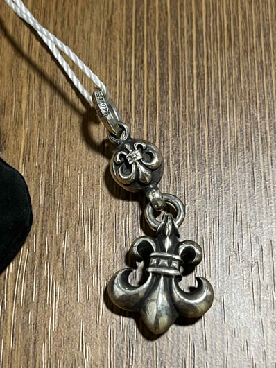 Chrome Hearts 1 Ball BS Flare Charm "Silver"