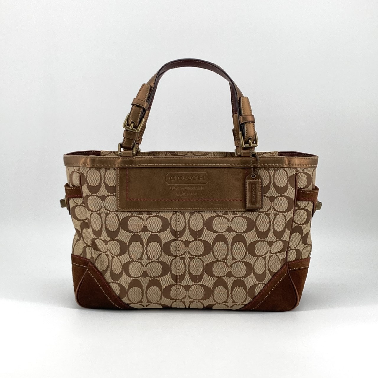 COACH(コーチ) シグネチャー キャンバス 8K49 トートバッグ ベージュ