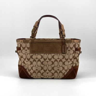 COACH(コーチ) シグネチャー キャンバス 8K49 トートバッグ ベージュ