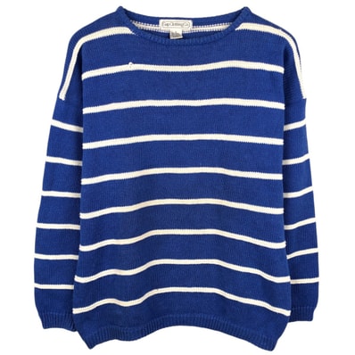 古着 80年代 ギャップ GAP オールドギャップ ボーダー柄 ラミー×コットンニットセーター メンズM相当 ヴィンテージ/eaa651548