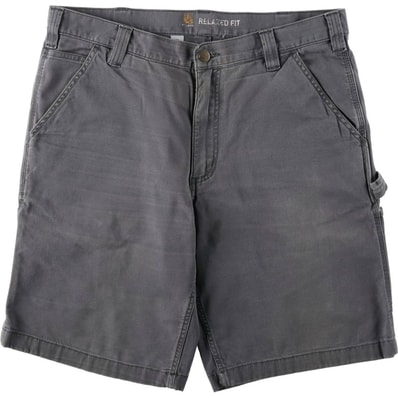 古着 カーハート Carhartt RELAXED FIT ダック地ペインターショーツ ショートパンツ メンズw36相当/eaa620632