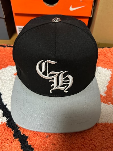 Chrome Hearts CH Logo Embroidered 2-Tone Baseball Cap "Black/Gray"