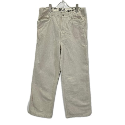ベンデイビス 90周年記念モデル BDY-5667P アイボリー Cotton /Line Pants 32