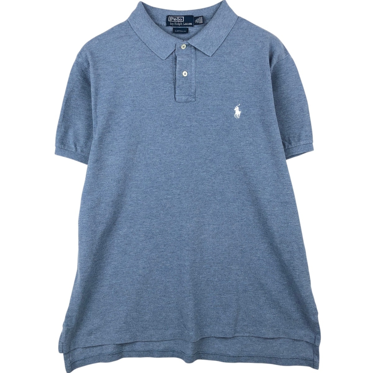 古着 ラルフローレン Ralph Lauren POLO by Ralph Lauren CUSTOM FIT 半袖 ポロシャツ メンズXL相当/eaa620835